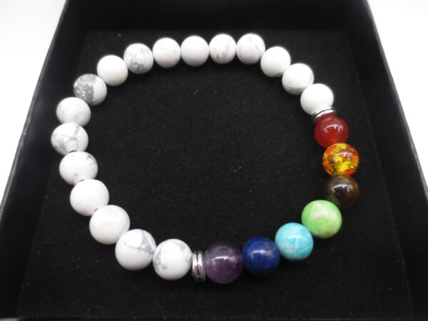 8mm armband howliet 7 Chakra