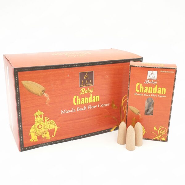 Balaji - Malasa Backflow Cones - Chandan