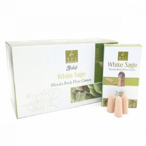 Balaji - Malasa Backflow Cones - White Sage