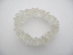 Brede edelstenen armband rock cristal