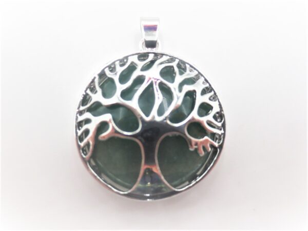 Edelsteen Tree of Life Pendant - Aventurijn