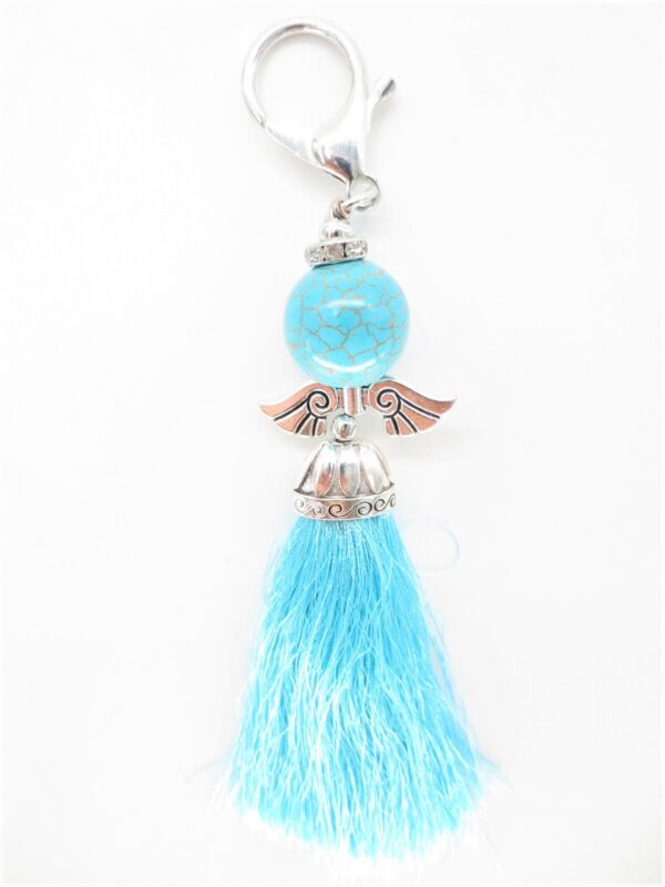 Guardian Angel bol sleutelhanger turquoise