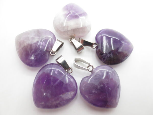 Hartje Pendant Groothandel - Amethyst