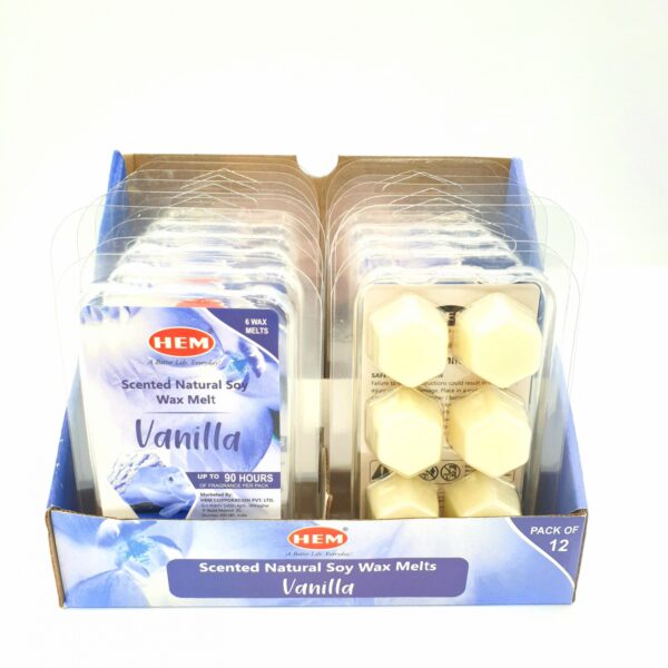 HEM - Vanilla Scented - Natural Soy Wax Melts - 1 Pak