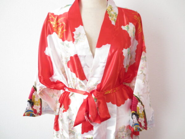 Japanse kimono Lang rood