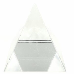 Kristallen piramide wit 5x5