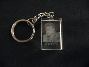 Kristallen sleutelhanger Elvis