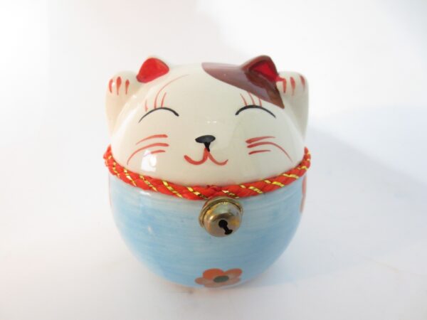 Lucky cat rose & geel