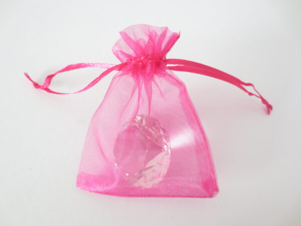 Organza Zakjes 10 x 15cm Fuchsia