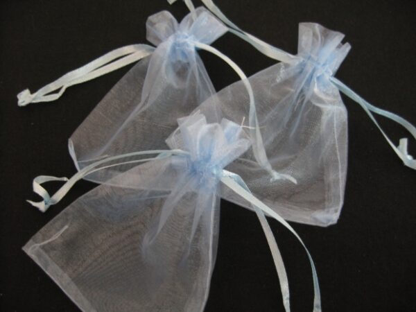 Organza Zakjes Licht Blauw 13 x 20cm