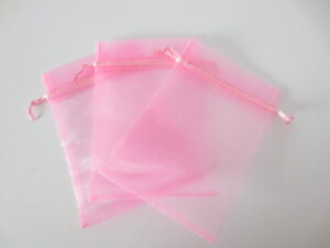 Organza Zakjes Roze 17 x 23cm