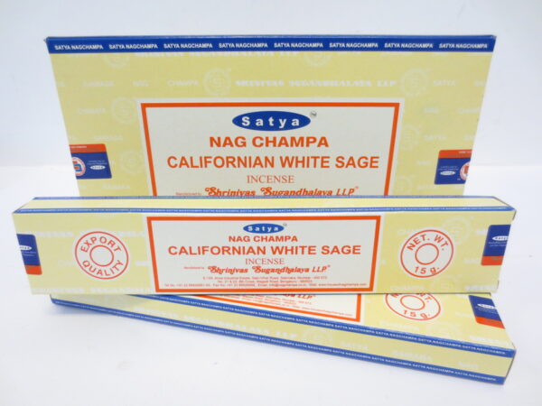 Satya Nag Champa Californian White Sage Wierookstokjes