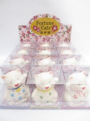 Spaarpot Groothandel - Fortune Cat Set C (12st)