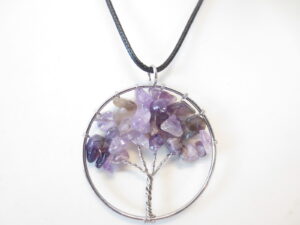 Tree of Life ketting amethyst