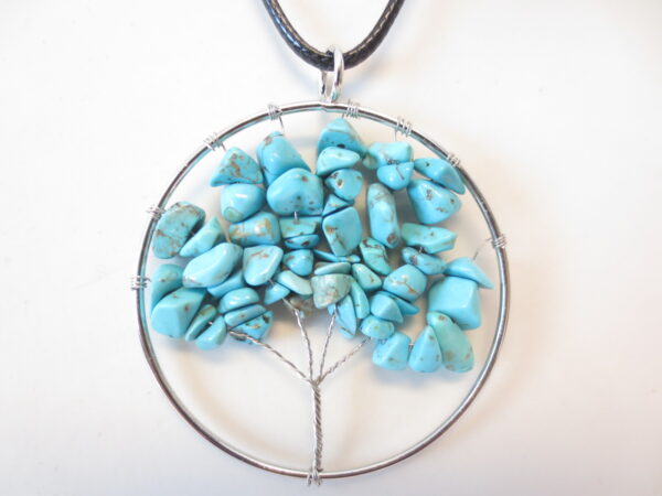 Tree of Life ketting turquoise