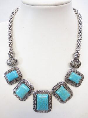 Turquoise sieraden set G