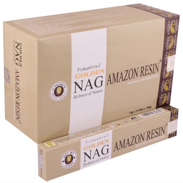 Vijayshree Golden Nag - Amazon Resin - Wierookstokjes