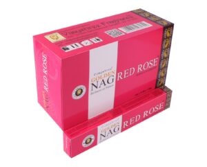 Vijayshree Golden Nag - Red Rose - Wierookstokjes