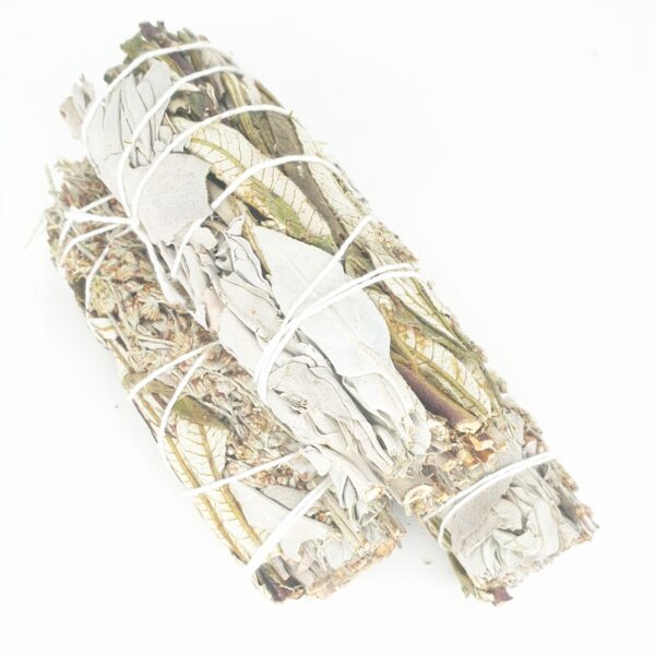 Witte Salie, Blue Sage & Yerba Santa - Smudge Stick Bundle - 12 cm