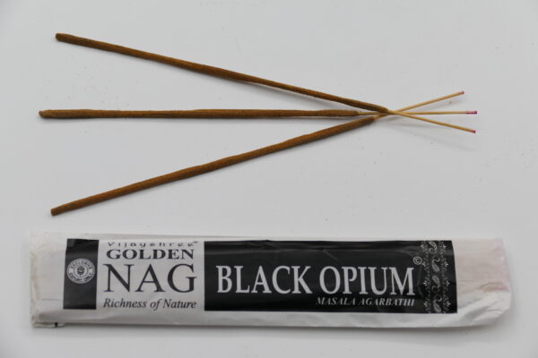 Vijayshree Golden Nag Black Opium Wierookstokjes