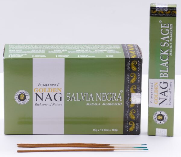 Vijayshree Golden Nag Black Sage Wierookstokjes