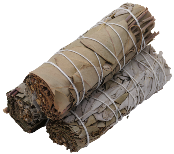 Witte Salie & Eucalyptus - Smudge Stick Bundle - 12 cm