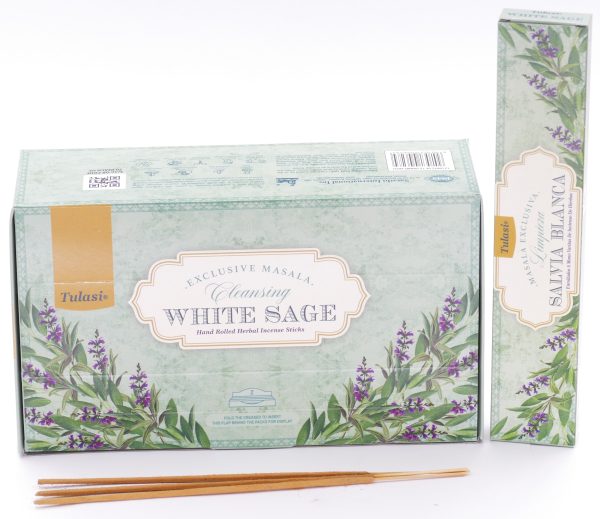 Tulasi Exclusive White Sage Masala Wierookstokjes