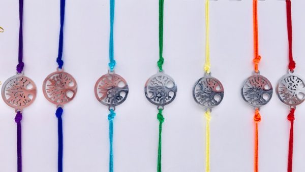 Groothandel Verstelbare Armband - 7 Chakra Tree of Life Edelstaal